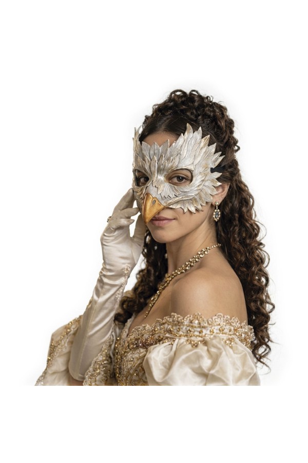 Weiße Pidgeon-Maske