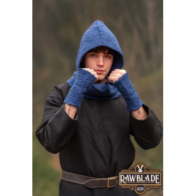 Medieval Hood & Mittens Set