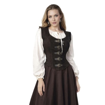 Julienne Leather  Short Bodice