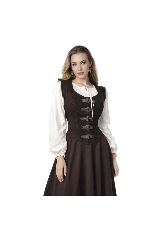 Julienne Leather Kort livstycke