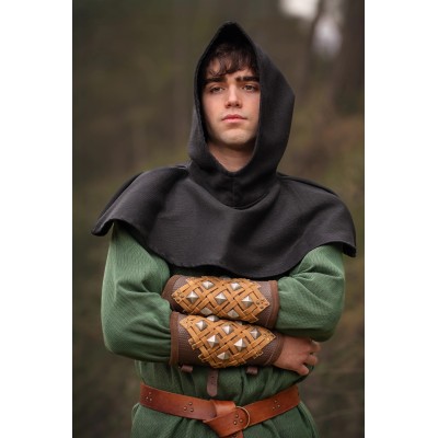Medieval Gugel Dunhelm - Black