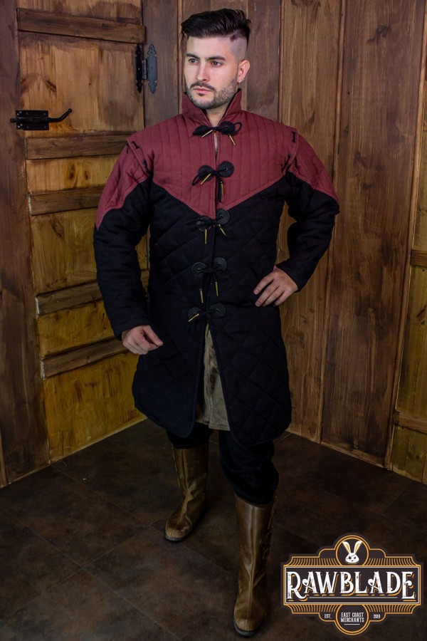 Uther Gambeson komplett, svart/röd