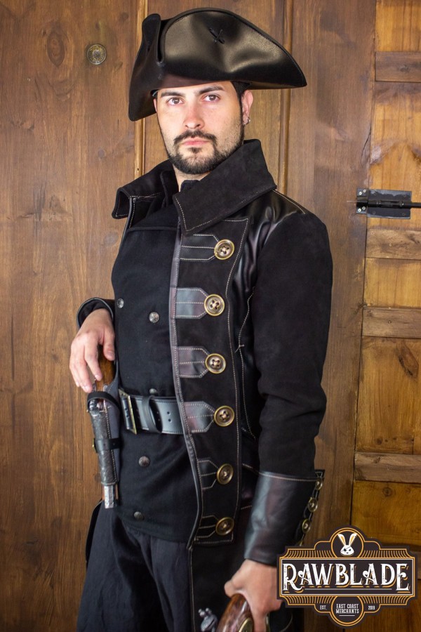 Cappotto a scacco Jack - Nero