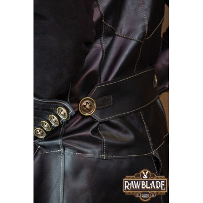 Cappotto a scacco Jack - Nero