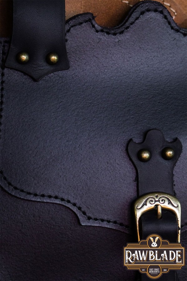Hakoon Ledertasche schwarz