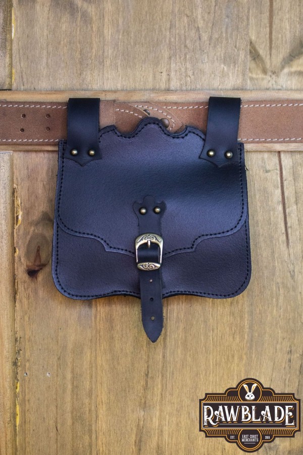 Hakoon Ledertasche schwarz