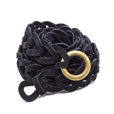 Ceinture Altea en cuir fendu
