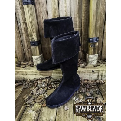 Bottes d'aventurier Neverman en cuir fendu