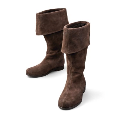 Bottes d'aventurier Neverman en cuir fendu