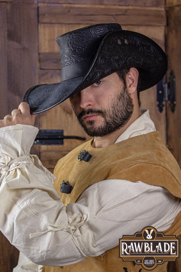 Sombrero de la mitad de la mitad del lúdico - negro