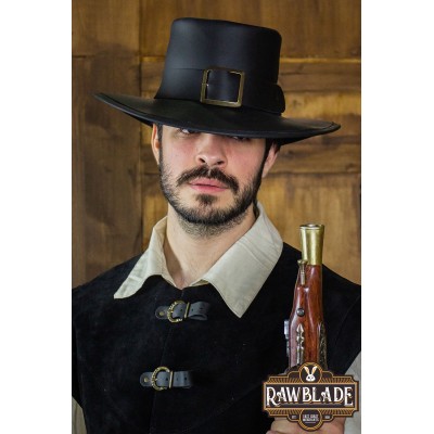 Solomon Kane hoed - Zwart