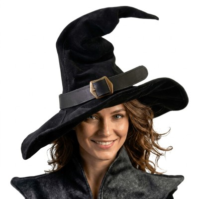 Wikka the Witch Hat Split Leather