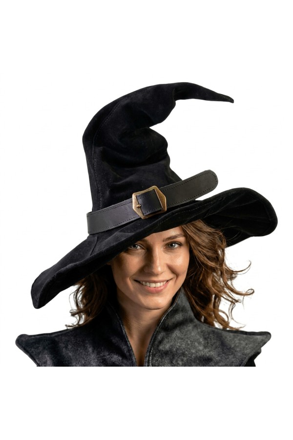 Wikka the Witch Hat Split Leather