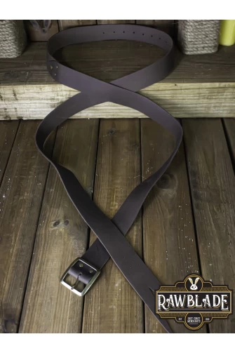 Guzman Long Medieval Belt  Brown