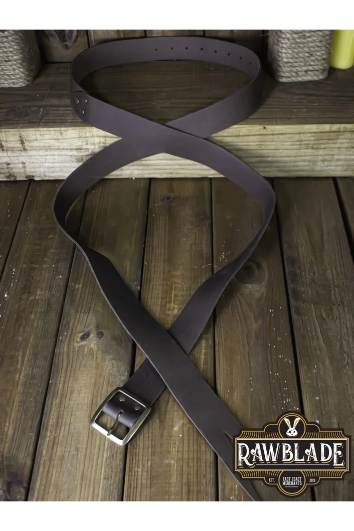 Guzman Long Medieval Belt  Brown