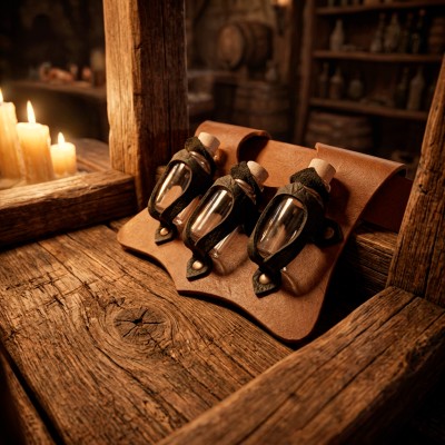 Aethel potion belt holder - Brown