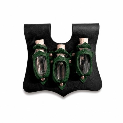 Porta pociones Aethel para cinturón - Negro