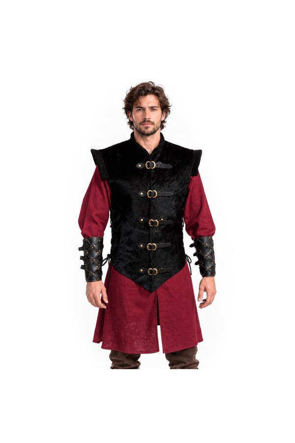 Outlander, Natural Cowhide Hair-on Leather Jerkin