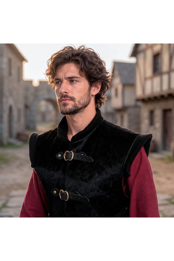 Outlander, Natural Cowhide Hair-on Leather Jerkin