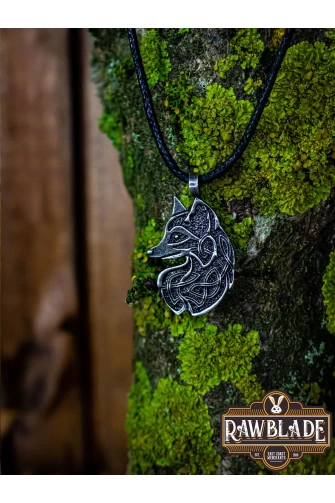 Cunning Fox Amulet - Steel