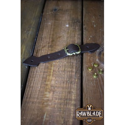Strip with buckle, Brown and Golden