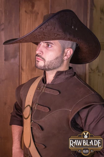 Toledano's half wing hat - Deluxe Brown