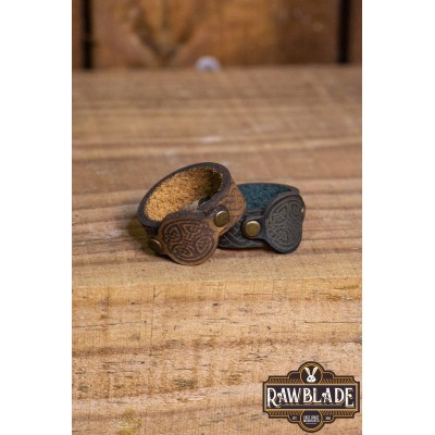 Anello in pelle LUGH - Brown chiaro