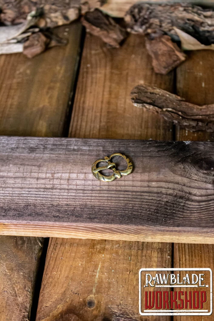 Medieval Buckle, Old Gold