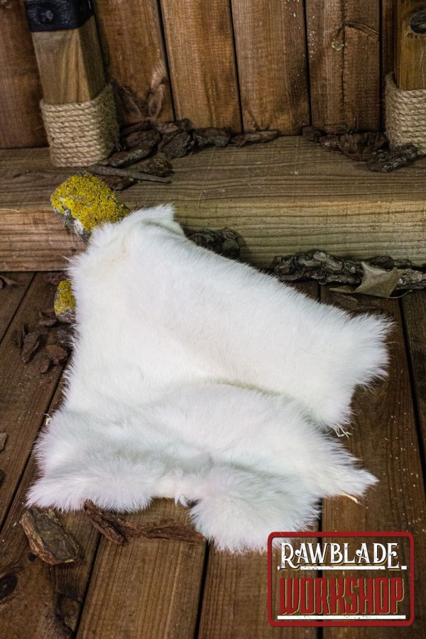 Piel de conejo, blanco