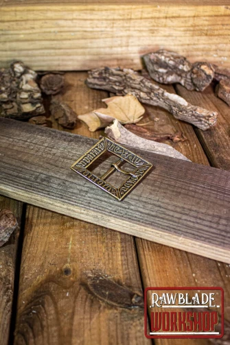Templar Buckle - Old Steel