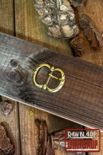 Late age Buckle Large, Old Gold