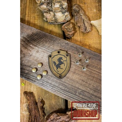 Horse Shield with Rivets