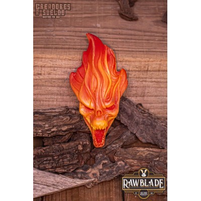 Feuerschädel, rot