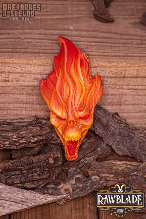 Crâne de feu, rouge