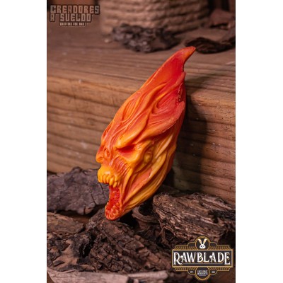 Fire Skull, Red