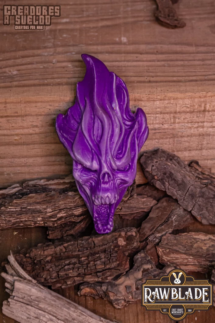 Fire Skull, Red