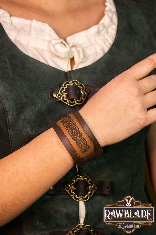 Beleriand leren armband