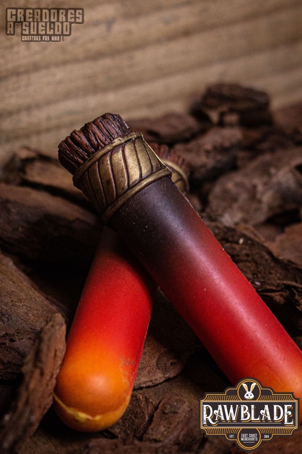 Alchemische Phiole - Rot