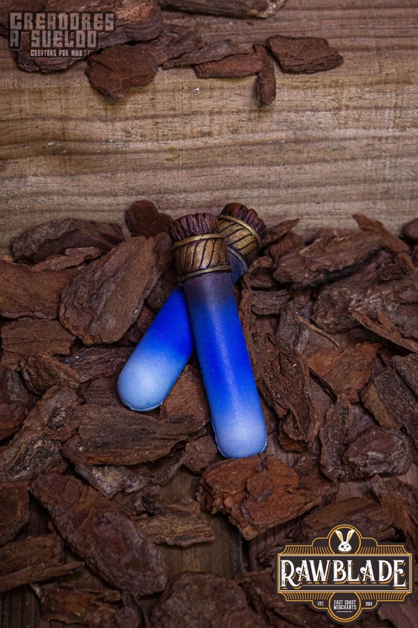 Vial alchimique - bleu