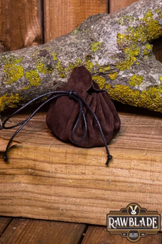 Traveler's  Coin Bag Brown