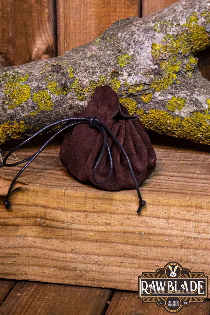 Traveler's  Coin Bag Brown