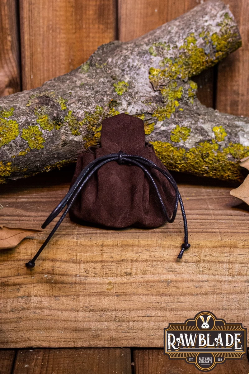 Traveler's  Coin Bag Brown