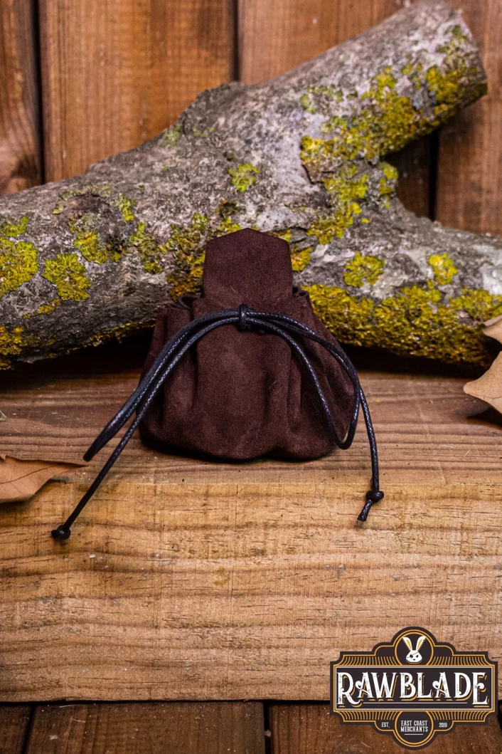 Traveler's  Coin Bag Brown