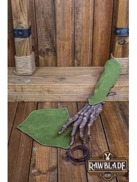 Vryla Split Leather Bracelets - Green