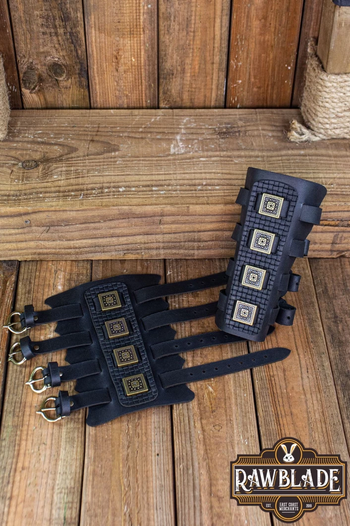 Edekan, The hirdman bracers. Black