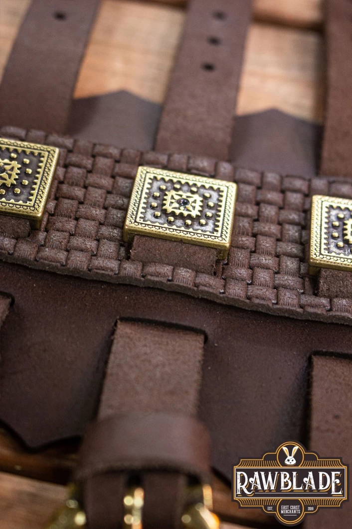 Edekan, The hirdman bracers. Brown