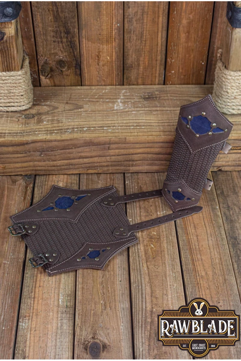 Beljant Bracer Brown and River Blue