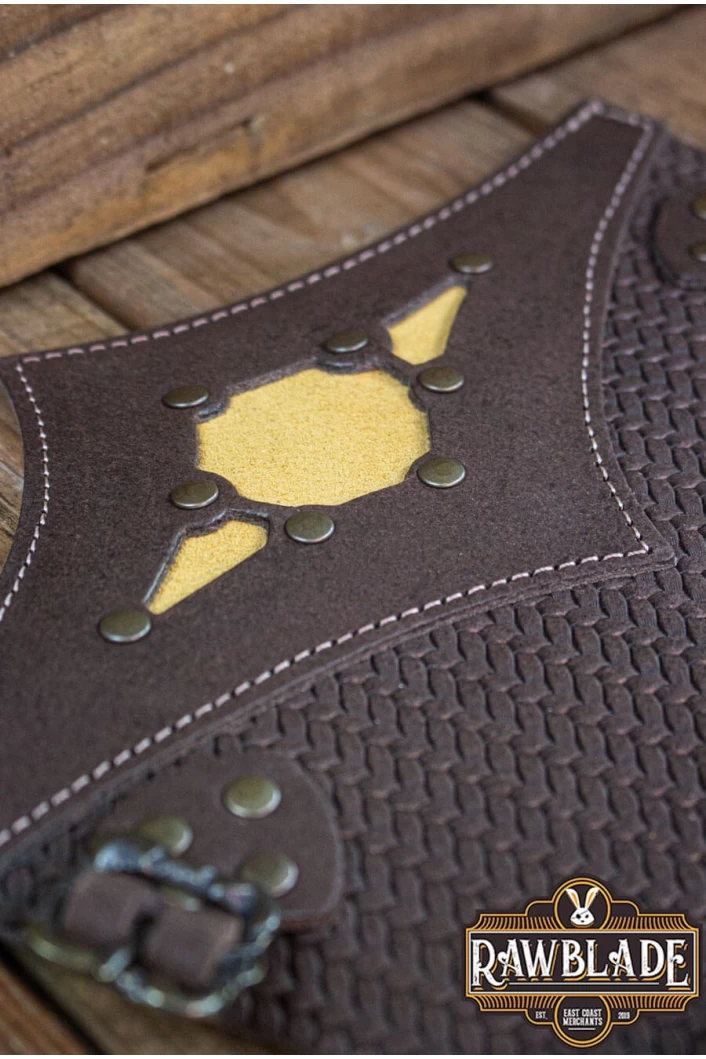Beljant Bracer Brown and Summer Yellow