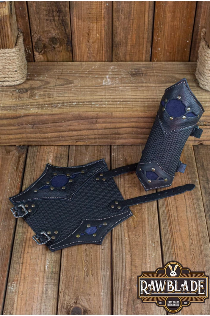Beljant Bracer Black and Deep Blue