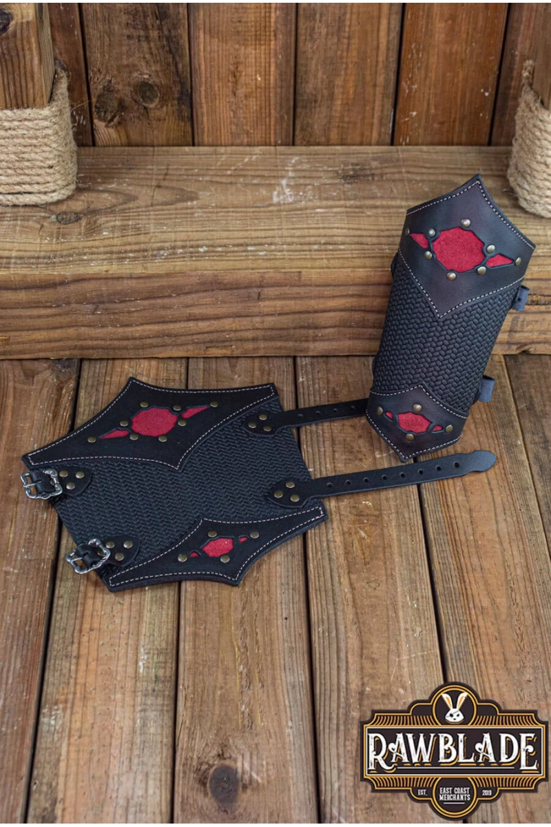 Beljant Bracer Black and Red Blood